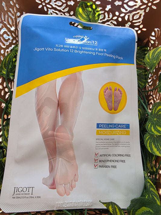 JIGOTT Vita Solution 12 šveičiamoji pėdų kaukė