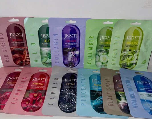 Lakštinių veido kaukių rinkinys