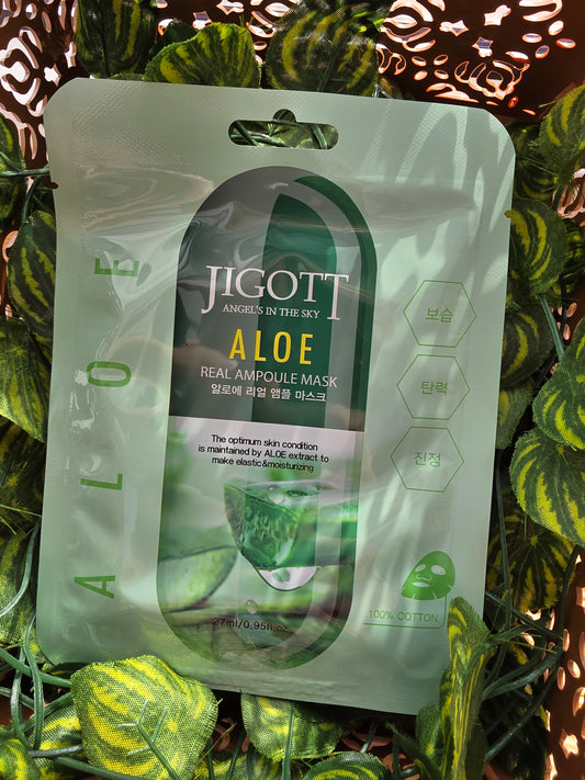 JIGOTT Aloe veido lakštinė kaukė