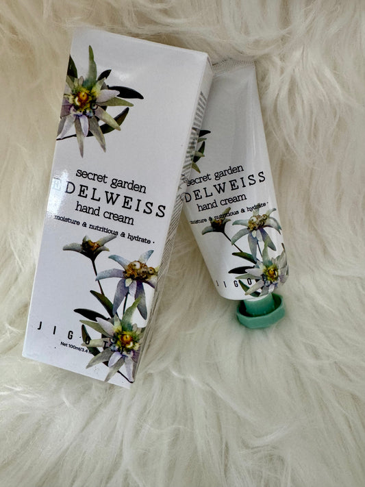 Jigott Secret Garden Edelweiss rankų kremas