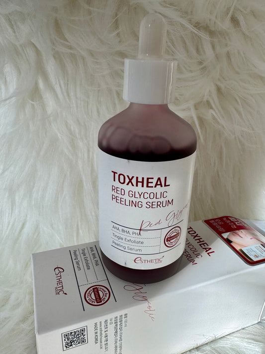 Esthetic House Toxheal Red Glycolic Peeling veido serumas
