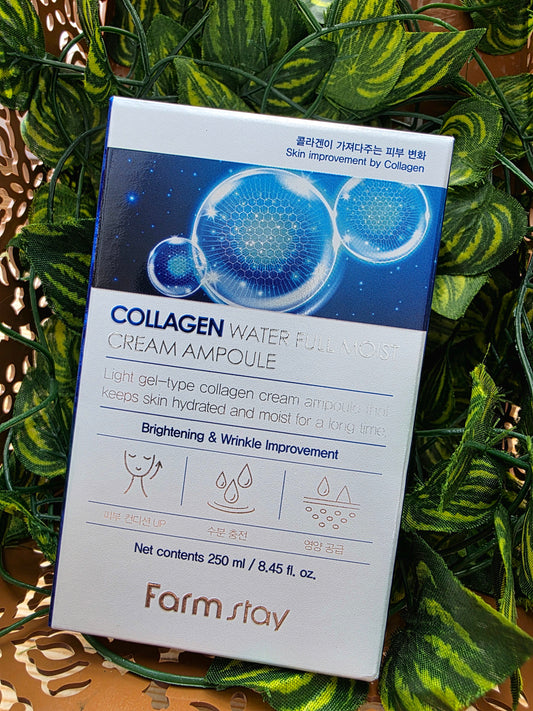 FarmStay veido kremas COLLAGEN WATER FULL MOIST AMPOULE