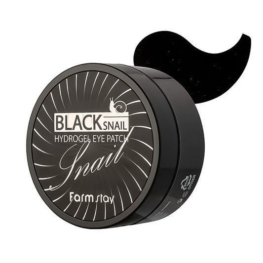 FARMSTAY Black Snail Hydrogel paakių padeliai