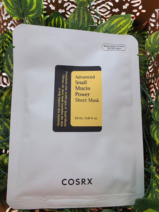 COSRX Advanced Snail Mucin Power Sheet Mask lakštinė veido kaukė