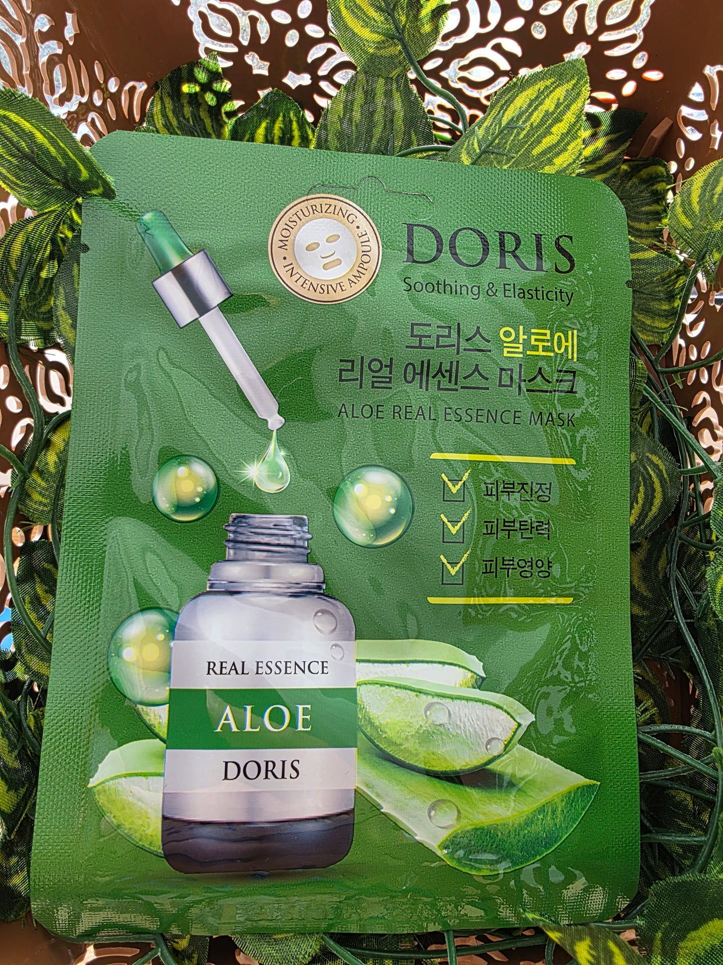 Doris lakštinė veido kaukė su alavijo ekstraktu