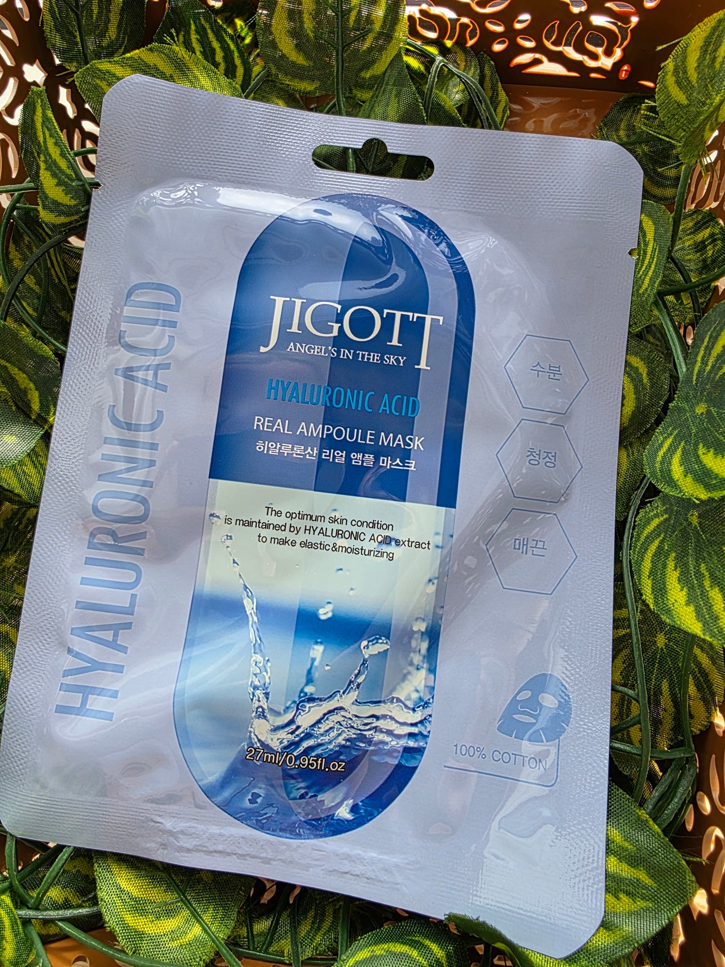 JIGOTT Hyaluronic lakštinė veido kaukė