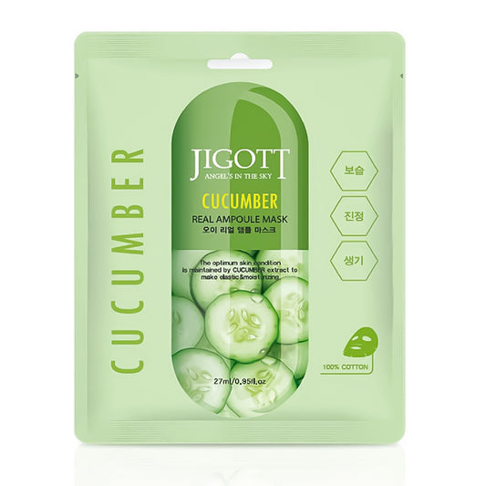 JIGOTT Cucumber lakštinė veido kaukė