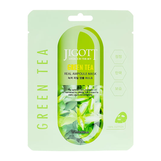 JIGOTT Green Tea lakštinė veido kaukė