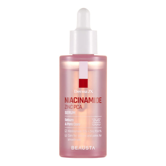BEAUSTA Derma2X Niacinamide Zinc PCA veido serumas