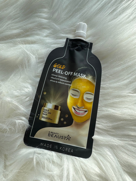 BEAUSTA Gold Peel Off valomoji veido kaukė